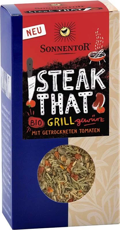 SONNENTOR Steak That épices pour barbecue BIO Btl 50g SONNENTOR Steak That épices pour barbecue BIO Btl 50g