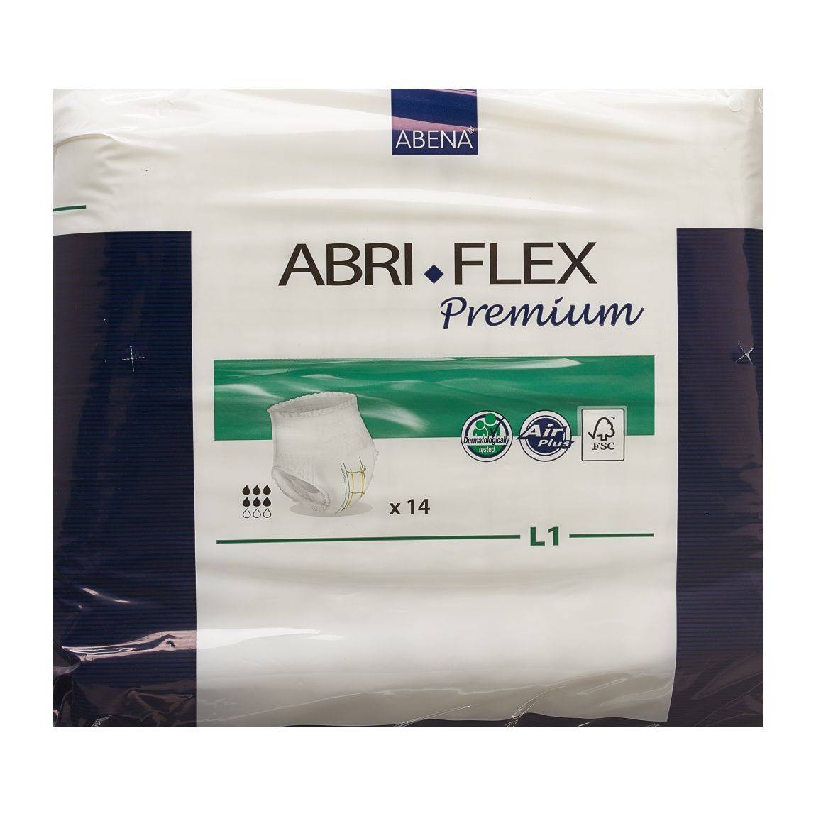 Abri-Flex Premium L1 vert 14 pièces