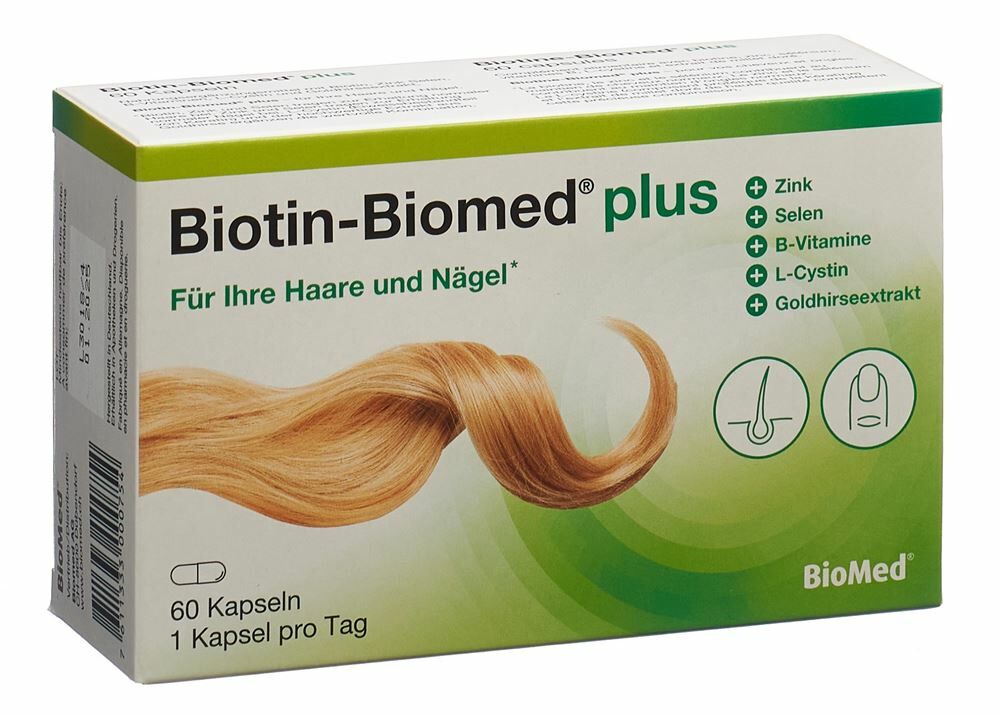 Biotine-BioMed® plus gélules 60 pièces Biotine-BioMed® plus gélules 60 pièces