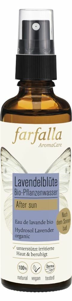 Eau végétale bio FARFALLA Fleur de lavande Spr 75ml Eau végétale bio FARFALLA Fleur de lavande Spr 75ml