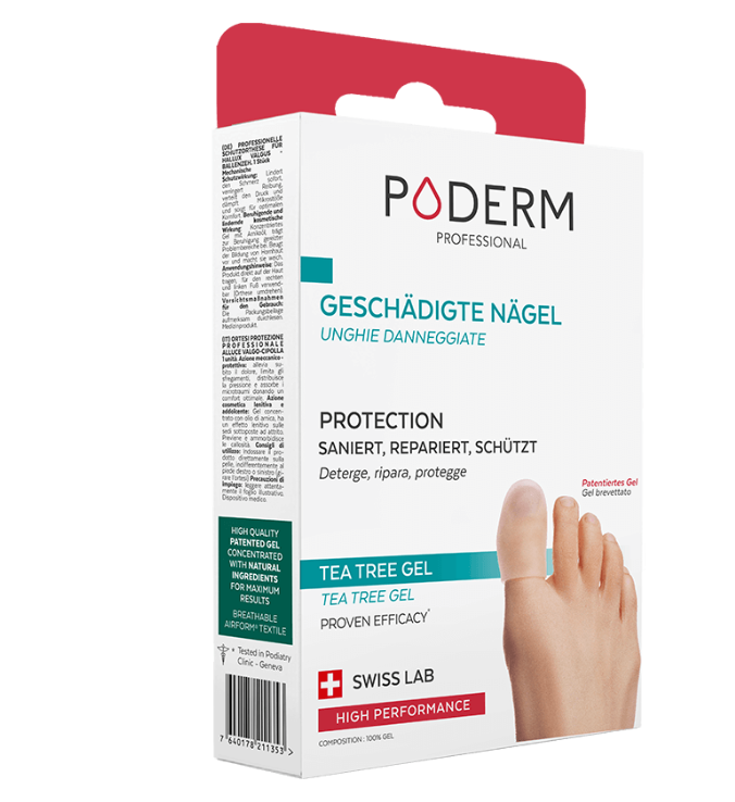 Poderm PROF embout de protection L ongles endommagés 2 pièces