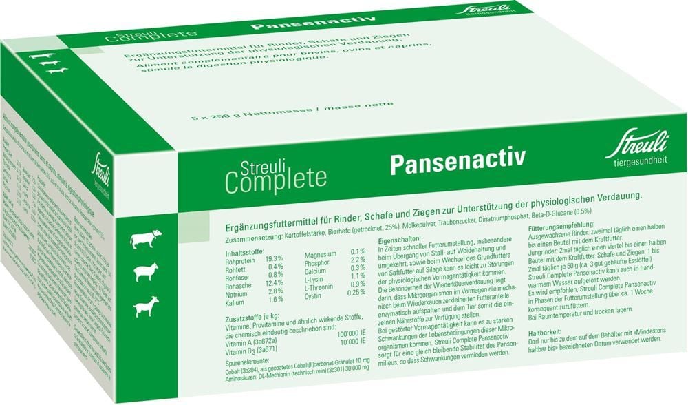 Streuli COMPLETE Activateur de panse Plv 5 btl 250g