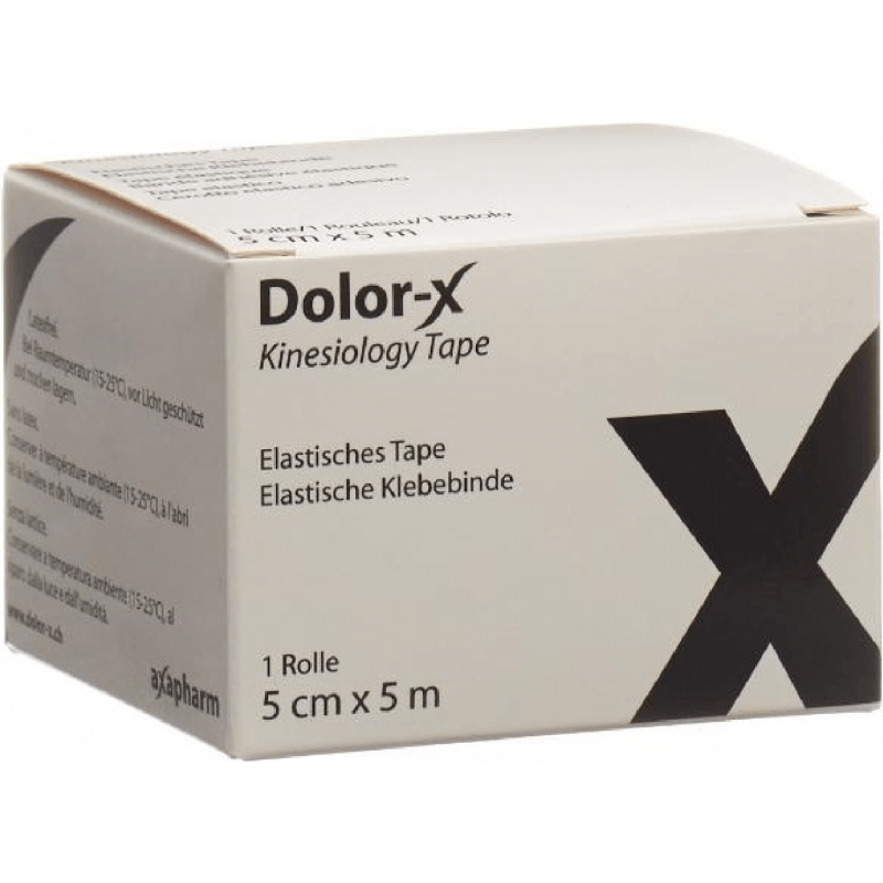 Dolor-X Kinesiology Tape 5cmx5m noir Dolor-X Kinesiology Tape 5cmx5m noir