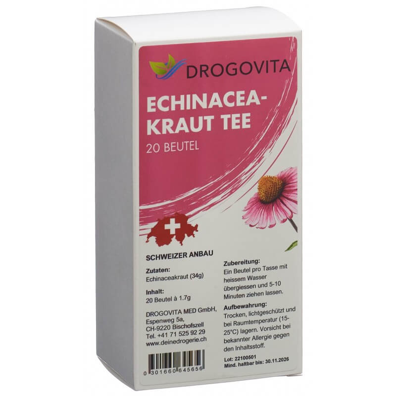 Tisane d'échinacée Drogovita Btl 20 pièces Tisane d'échinacée Drogovita Btl 20 pièces