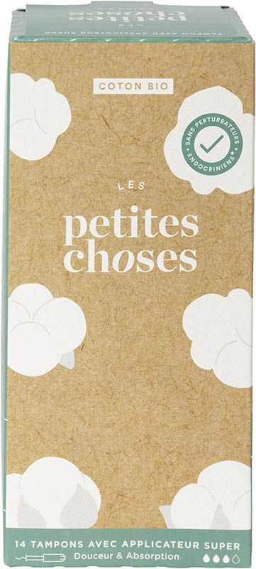 LES PETITES CHOSES Tampons App super Bio 14 pièces