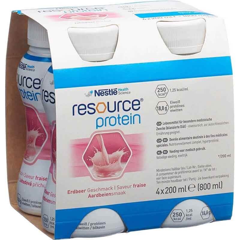 Resource Protein Fraise 4 x 200ml Resource Protein Fraise 4 x 200ml