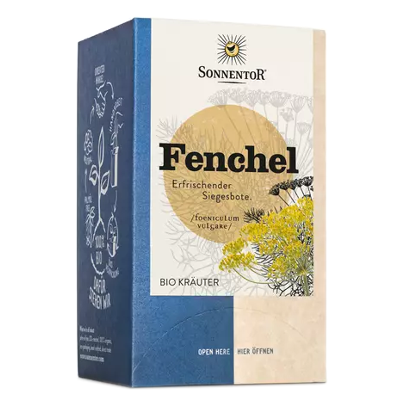 Sonnentor Tisane de fenouil BIO Btl 18 pièces Sonnentor Tisane de fenouil BIO Btl 18 pièces
