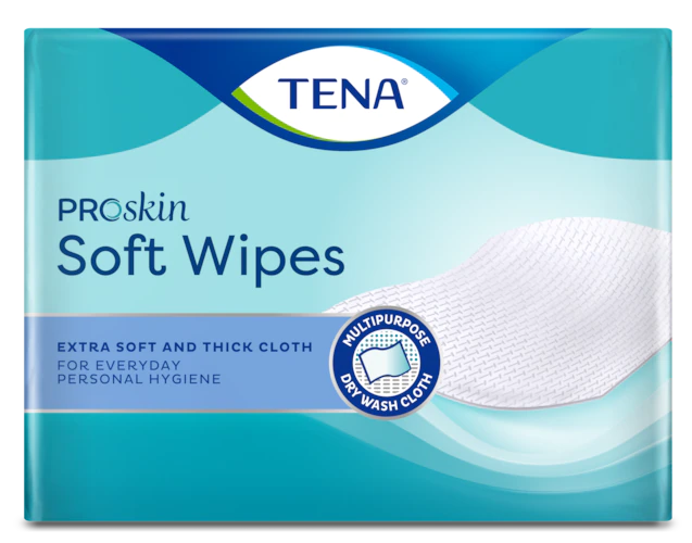 TENA Soft Wipe 19x30cm 135 pièces