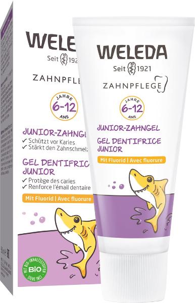 WELEDA Gel dentifrice Junior au fluorure Tube 50ml WELEDA Gel dentifrice Junior au fluorure Tube 50ml