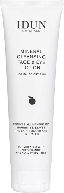 Lotion minérale nettoyante pour le visage et les yeux IDUN Face Care, 150 ml
