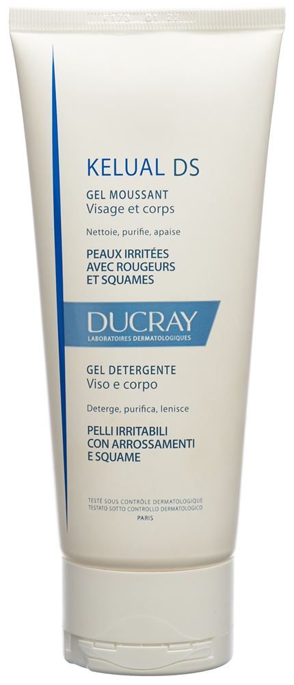 DUCRAY KELUAL DS Gel nettoyant Tb 200ml