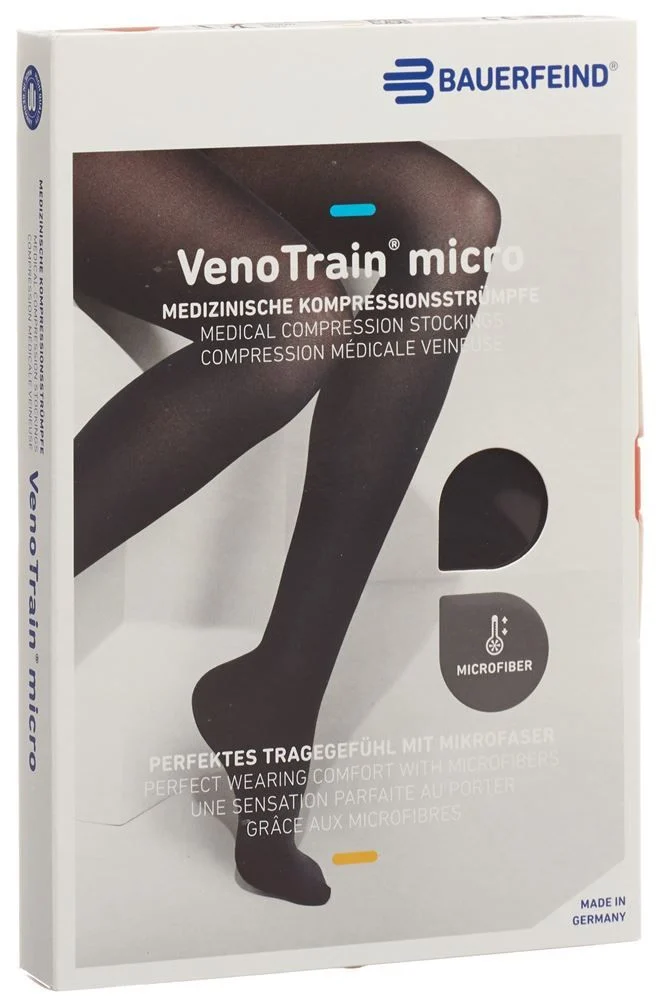 Bauerfeind VT MICRO AD KKL2 S p/s geschlossene Fussspitze schwarz 1 Paar Bauerfeind VT MICRO AD KKL2 S p/s geschlossene Fussspitze schwarz 1 Paar