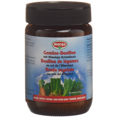 Morga Bouillon de légumes au sel de l'Himalaya 200g Morga Bouillon de légumes au sel de l'Himalaya 200g