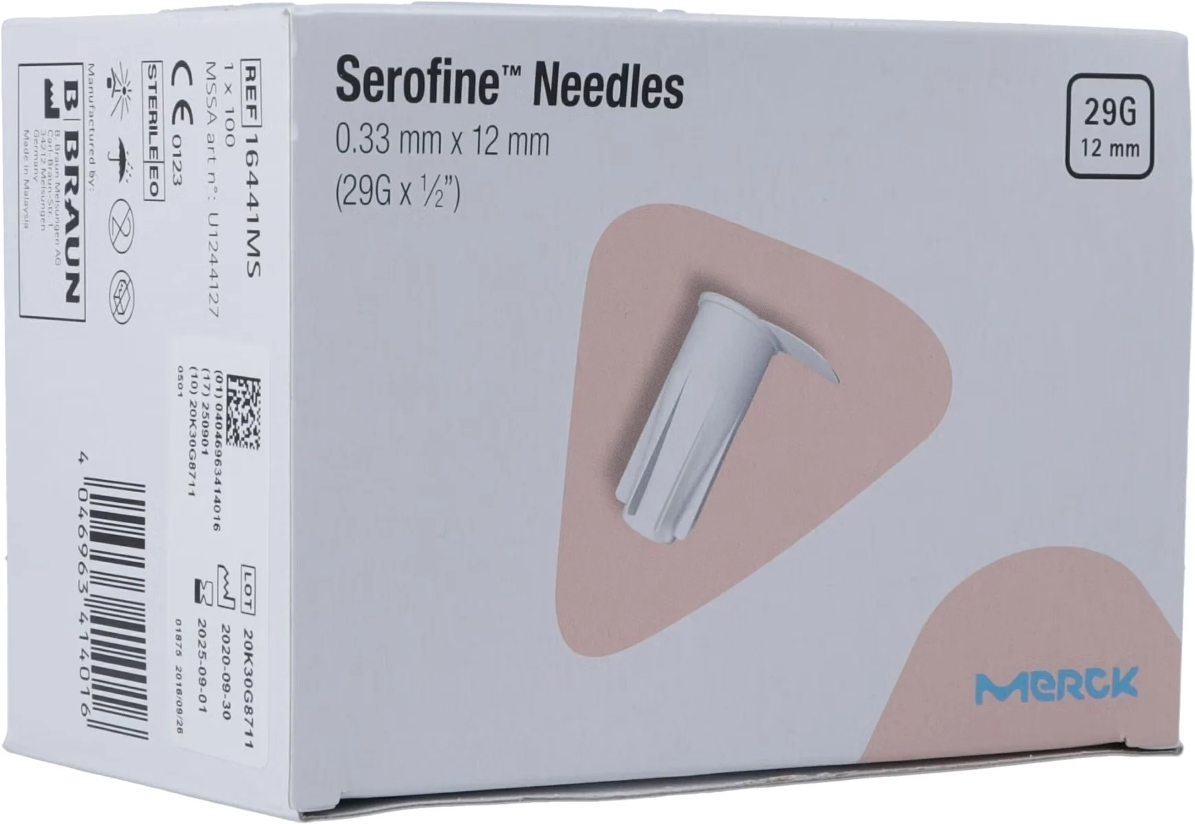 Aiguilles SEROFINE 29G Rebismart 40 pcs.