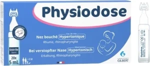 PHYSIODOSE hyperto Solution saline marine stérile 20 x 5ml
