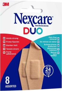 3M Nexcare pansements Duo assortis 8 pièces 3M Nexcare pansements Duo assortis 8 pièces