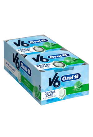 V6 Chewing-gum Menthe verte 12 x 10 pièces