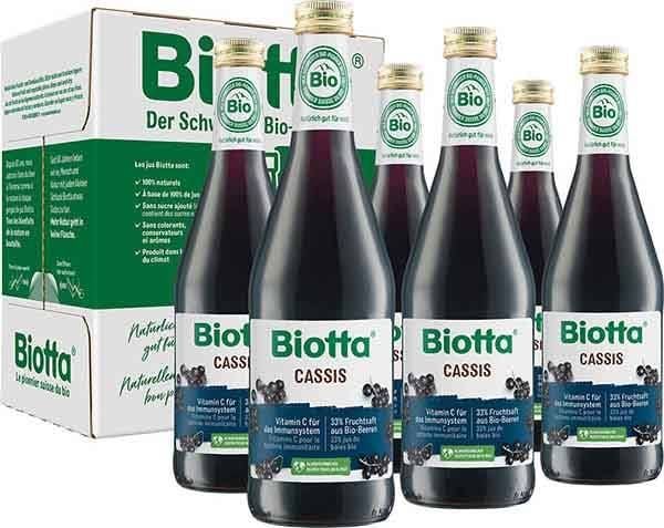 BIOTTA Cassis Bio 6 bt 5dl
