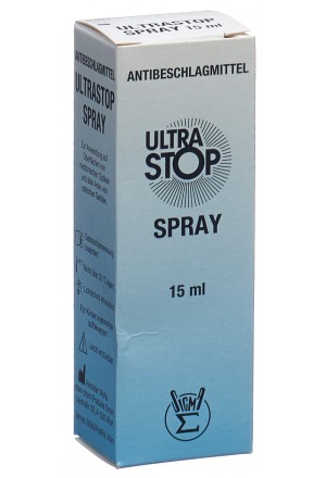 Spray anti-buée Ultrastop 15ml Spray anti-buée Ultrastop 15ml