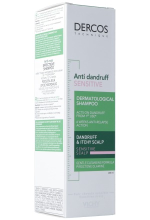 Vichy Dercos Shampooing anti-pelliculaire chev sens 200ml