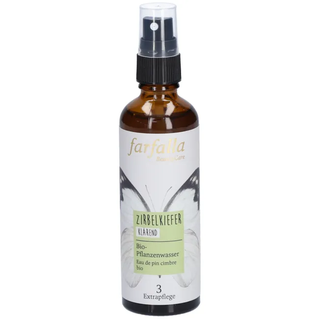 Eau végétale bio FARFALLA Pin cembro 75ml Eau végétale bio FARFALLA Pin cembro 75ml