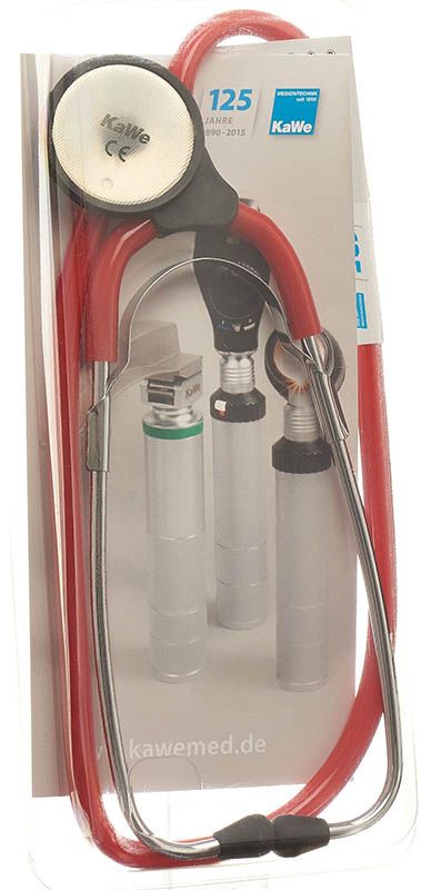 Stéthoscope KIRCHNER Colorscop Plano 55cm rouge