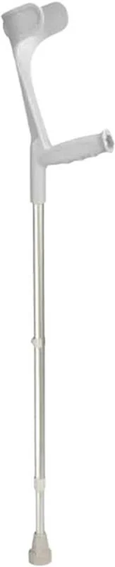 Soutien de marche Silent Alu avec poignée ergonomique grise 1 paire