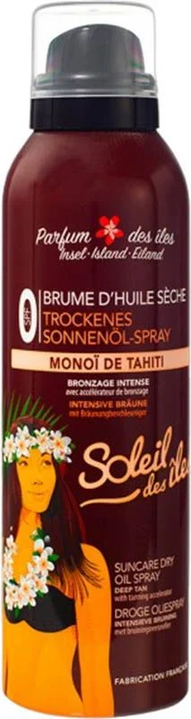 SOLEIL DES ÎLES Huile sèche Vaporisateur SPF0 200ml