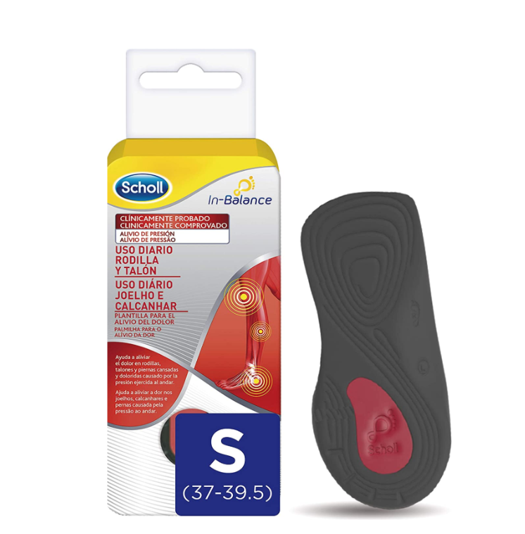 Scholl In-Balance Insert 37-39.5 genou talon 2 pièces Scholl In-Balance Insert 37-39.5 genou talon 2 pièces