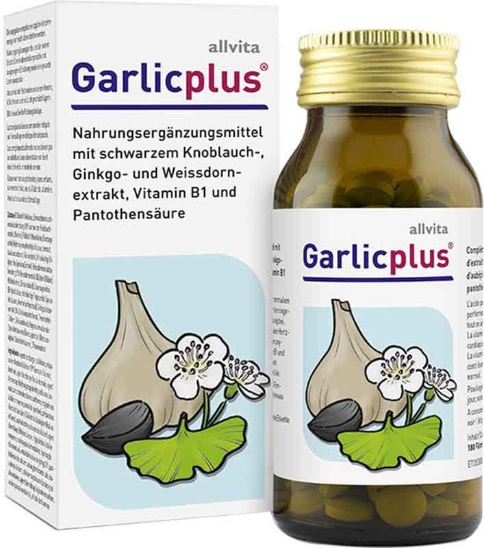 Allvita Garlic plus comprimés pelliculés 180 pièces