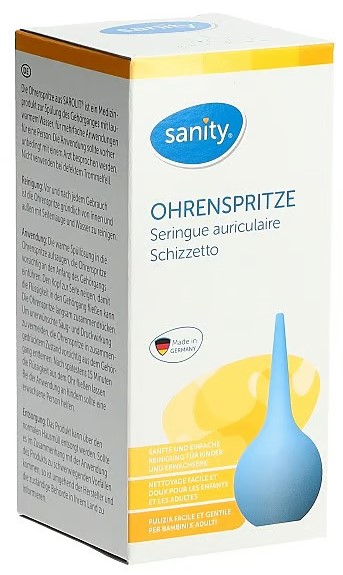 Seringue auriculaire Sanity Gr7 75ml (n) Seringue auriculaire Sanity Gr7 75ml (n)