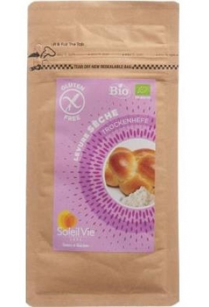 Soleil Vie levure sèche bio sans gluten 50g Soleil Vie levure sèche bio sans gluten 50g