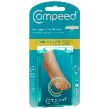 Compeed® Pansement pour cors M 10 pièces Compeed® Pansement pour cors M 10 pièces