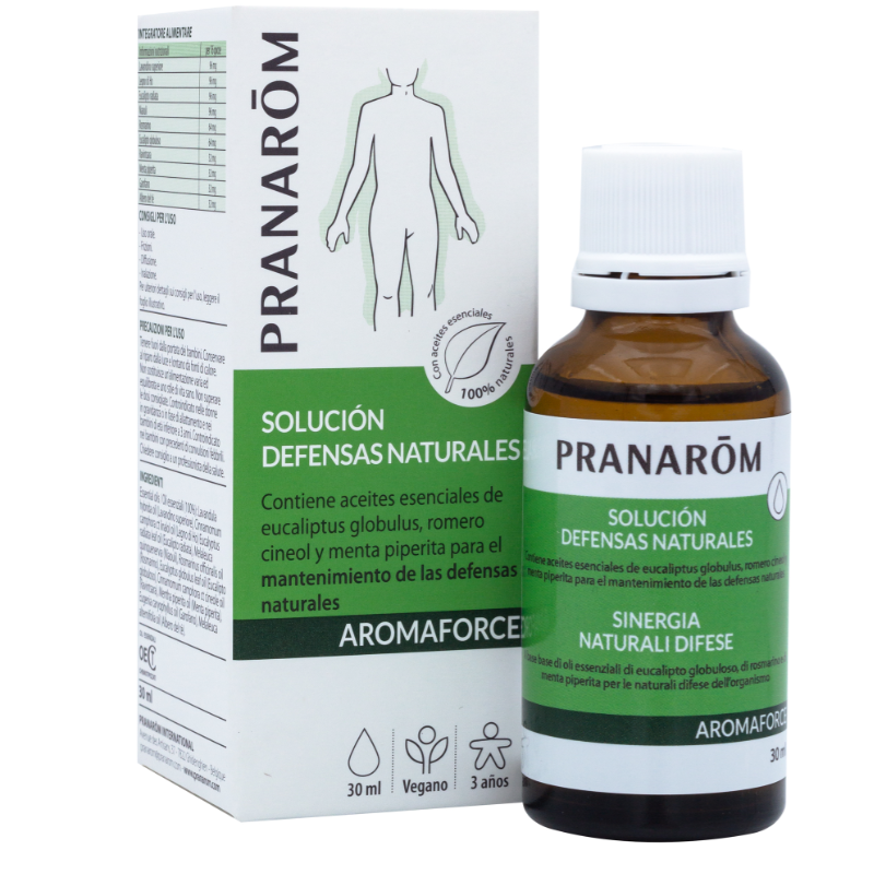 PRANAROM Aromaforce Solution naturelle Renforcement des défenses naturelles Bio 30ml PRANAROM Aromaforce Solution naturelle Renforcement des défenses naturelles Bio 30ml