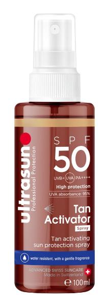 ULTRASUN Activateur de bronzage SPF50 en spray 100 ml