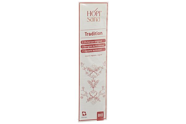 HOPISANA Bougies auriculaires rouges Inflammation 2 pièces HOPISANA Bougies auriculaires rouges Inflammation 2 pièces