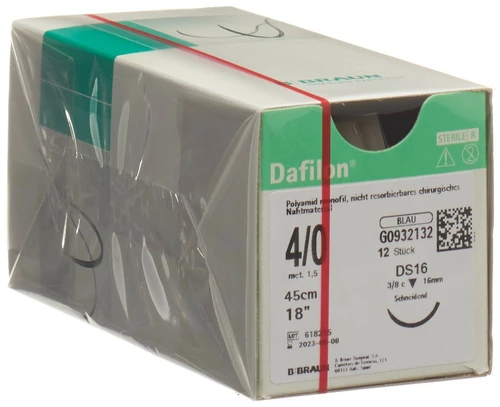 DAFILON 45cm bleu DS 16 4-0 12 pièces