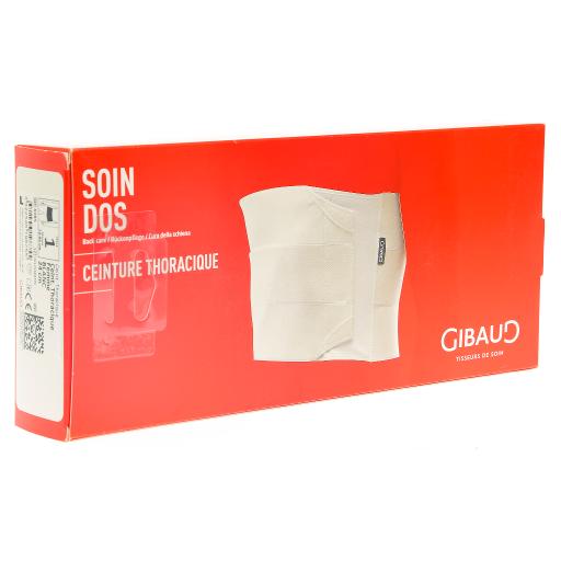 GIBAUD Ceinture à côtes femme Gr1 70-95cm blanc GIBAUD Ceinture à côtes femme Gr1 70-95cm blanc