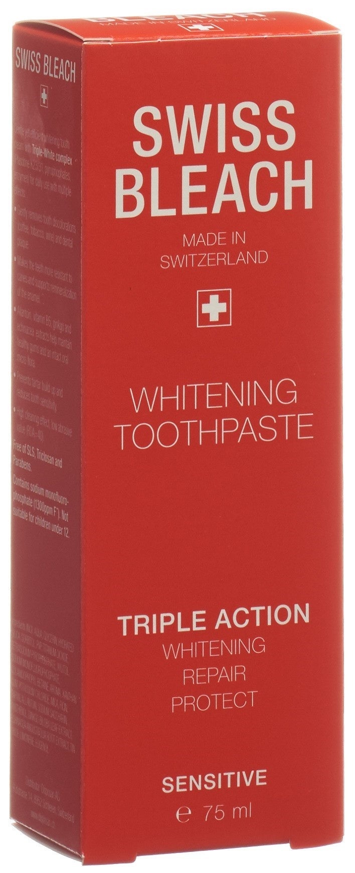 Dentifrice blanchissant Swissbleach 75ml Dentifrice blanchissant Swissbleach 75ml