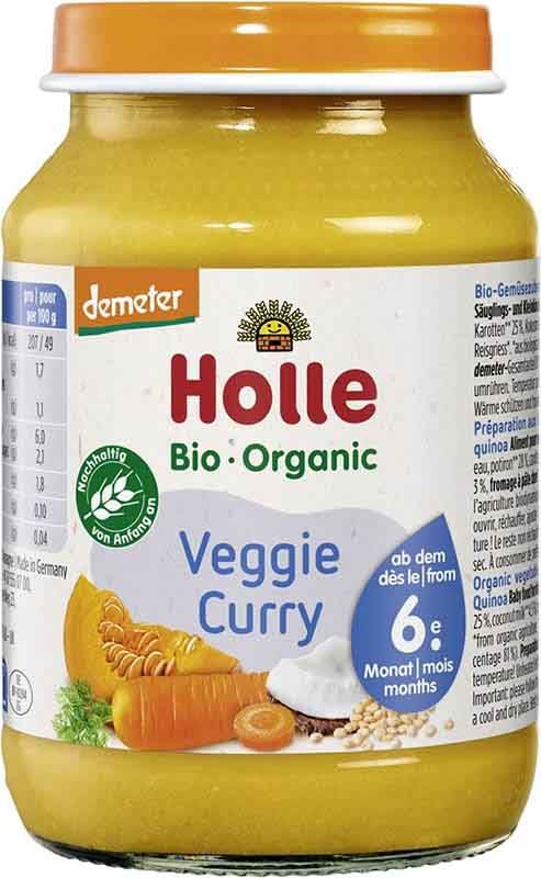 Holle Veggie Curry pot 190g Holle Veggie Curry pot 190g
