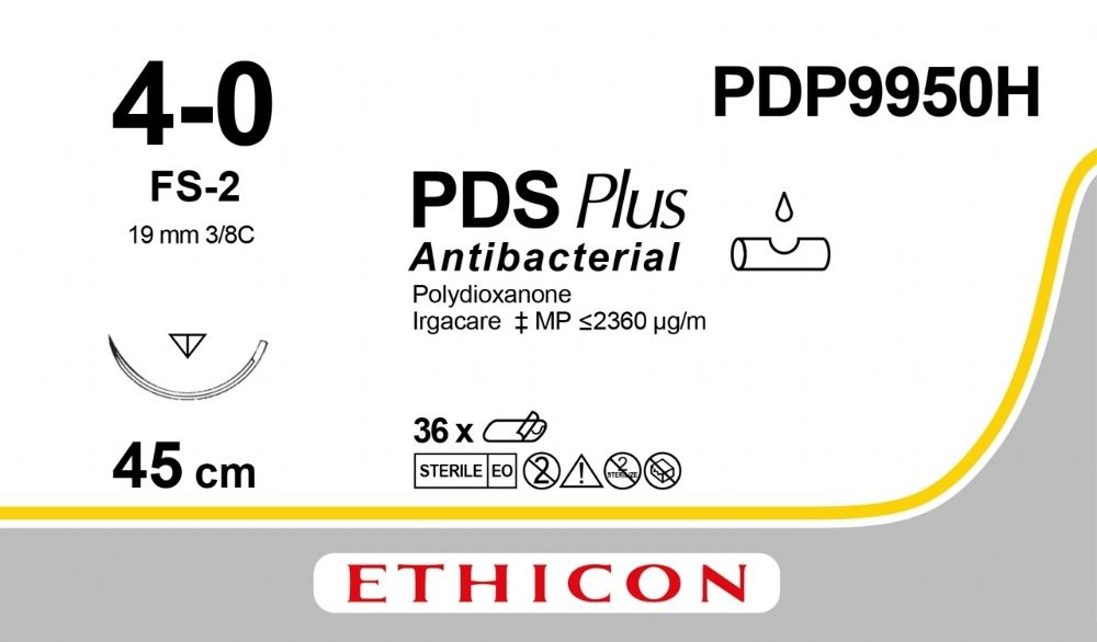 PDS PLUS 45cm non teinté 4-0 FS-2S 36 pièces PDS PLUS 45cm non teinté 4-0 FS-2S 36 pièces