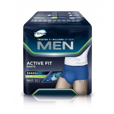 TENA Men Active Fit Pants Plus S/M 12 pièces