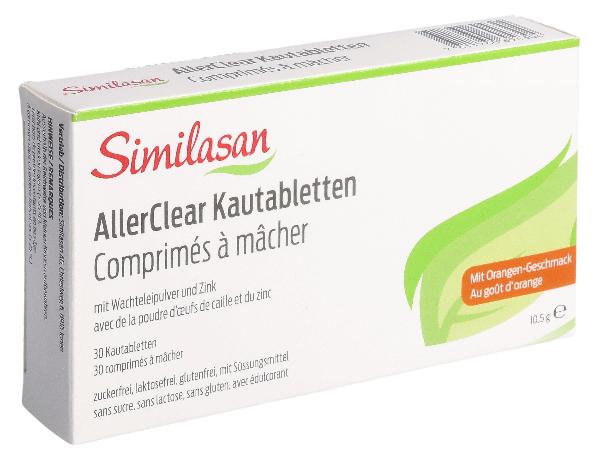 SIMILASAN AllerClear comprimés à mâcher orange 30 pièces SIMILASAN AllerClear comprimés à mâcher orange 30 pièces