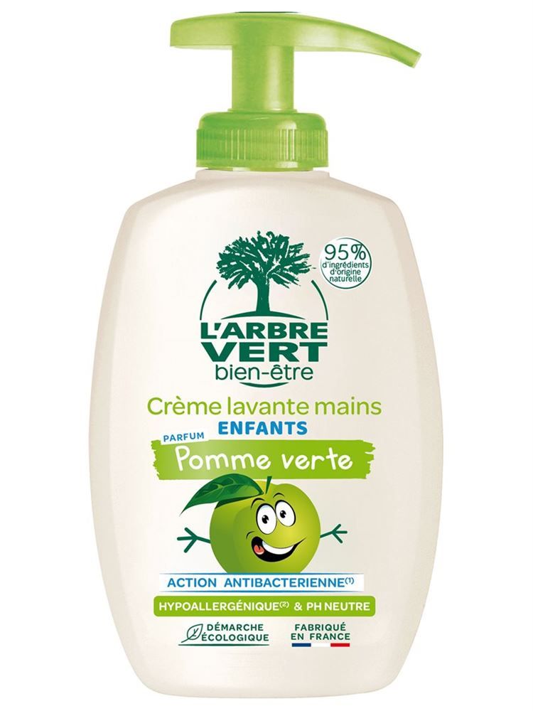 L'ARBRE VERT Savon liquide enfants Pomme verte 300ml L'ARBRE VERT Savon liquide enfants Pomme verte 300ml