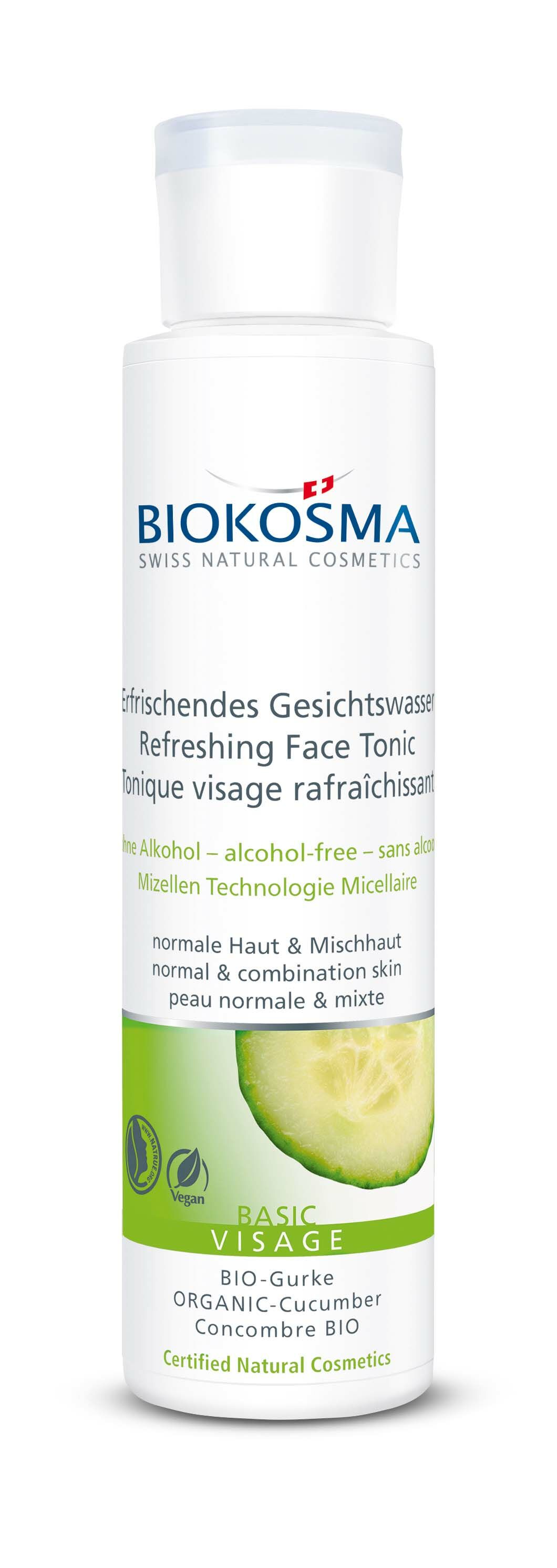 Tonique visage BIOKOSMA Basic rafraîchissant 150 ml