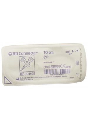 BD Connecta Robinet à 3 voies avec boucle de rallonge