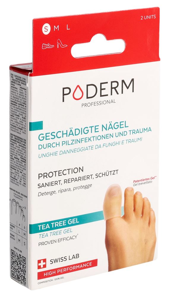 Poderm PROF embout de protection S ongles abîmés 2 pièces