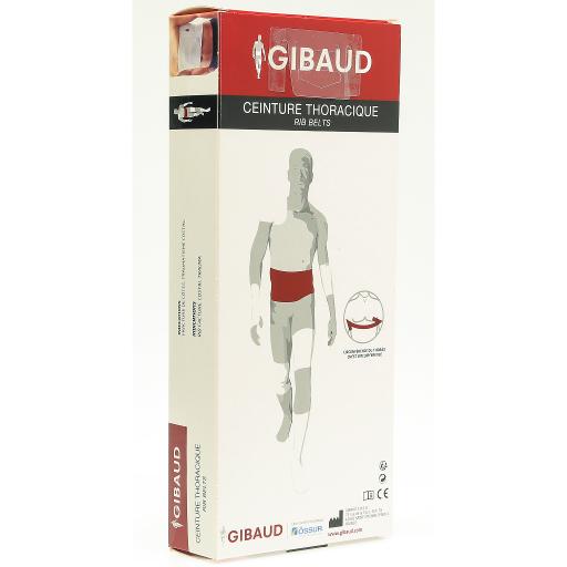 GIBAUD Ceinture à côtes hommes Gr2 100-130cm blanc GIBAUD Ceinture à côtes hommes Gr2 100-130cm blanc
