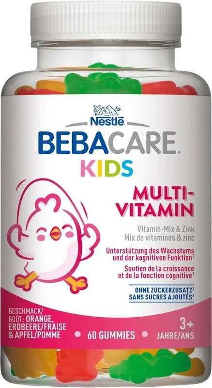BEBACARE Kids Gommes Multi-Vitamines Ds 60 pièces BEBACARE Kids Gommes Multi-Vitamines Ds 60 pièces