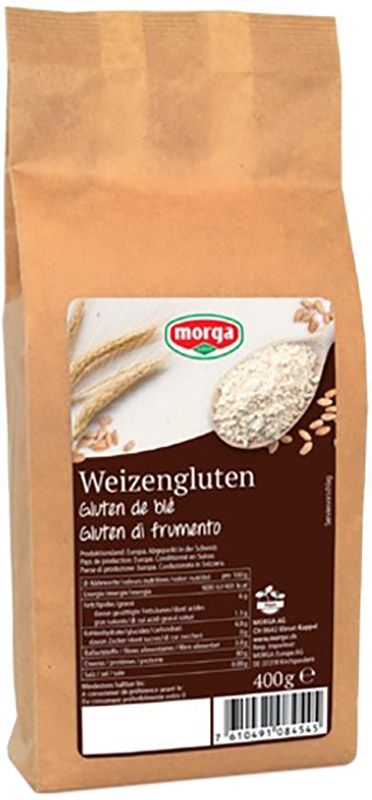 MORGA Gluten de blé Btl 400g MORGA Gluten de blé Btl 400g